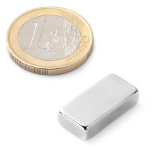 Magnet neodymový obdlžníkový 20x10x5mm sila 6,5kg