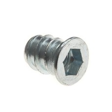 Matica závrtná s drážkou M6x10 DIN7965D Zn