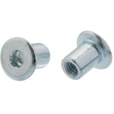 Matica nábytkárska s vnútorným šesťhranom M6x17mm hlava 15mm ZnNi