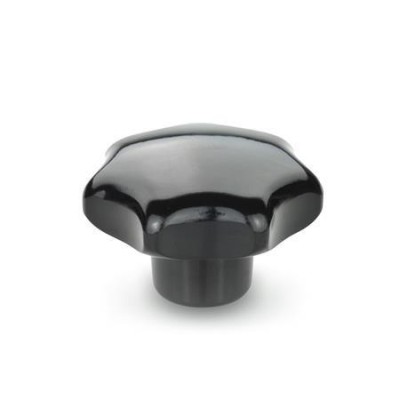 Plastová rukoväť hviezdicová s maticou M4 20mm DIN6336