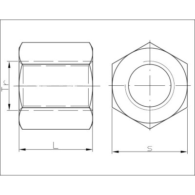 Matica trapezová Tr24x5 6-hranná ľavá