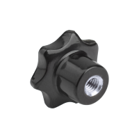 Plastová rukoväť hviezdicová s maticou M4 20mm DIN6336