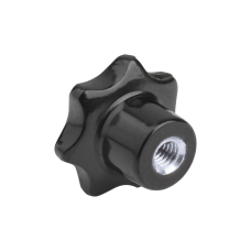 Plastová rukoväť hviezdicová s maticou M4 20mm DIN6336 Plastová rukoväť hviezdicová s maticou M4 20mm DIN6336