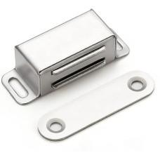 Sklapka magnetická na dvierka nerezová 47×16×12mm sila 10kg