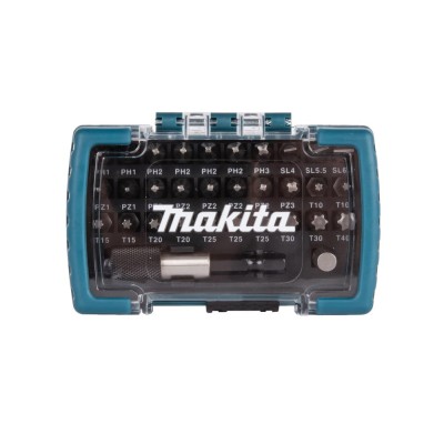 Sada bitov s magnetickým nástavcom 32-dielna Makita D-74762
