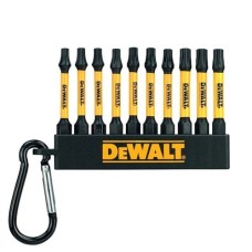 Sada predĺžených bitov s karabinou TX 10-dielna DeWalt