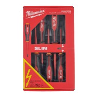 Sada skrutkovačov pre elektrikárov slim 1000V 7-dielna Milwaukee Sada skrutkovačov pre elektrikárov slim 1000V 7-dielna Milwaukee