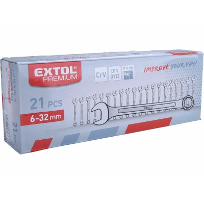 Sada kľúčov 21 dielna o-v 6-32mm EXTOL Premium