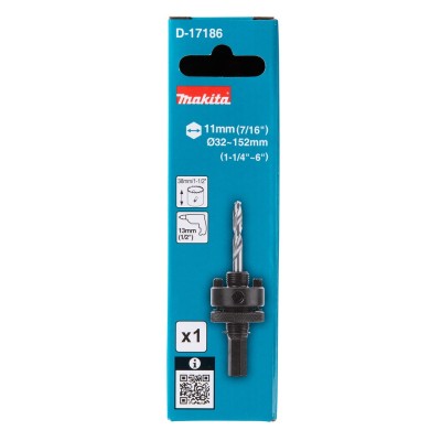 Adaptér na vykružovacie korunky s vrtákom 32-152mm Makita
