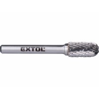 Fréza karbidová valcová pologuľaté čelo 10mm Extol 8703724 Fréza karbidová valcová pologuľaté čelo 10mm Extol 8703724