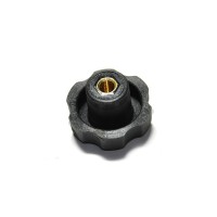 Plastová rukoväť hviezdicová s maticou M6 32mm