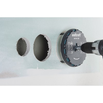 Nastaviteľná vŕtacia korunka 45-130mm Wolfcraft