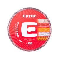 Rezný kotúč na betón 230mm TURBO EXTOL Rezný kotúč na betón 230mm TURBO EXTOL