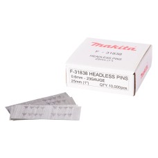Spony do sponkovačky klince pinky 25mm 10000ks Makita F-31838