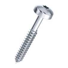 Univerzálny vrut PH 4,0x40 biely TORX Zn