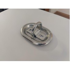 Oko podlahové s D krúžkom 6x30mm Zn