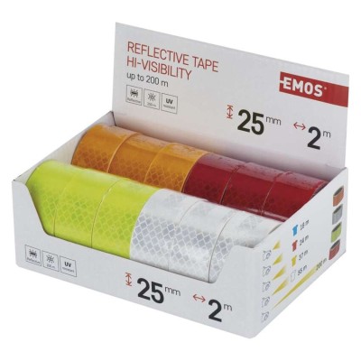 Páska lepiaca reflexná farebná 25mm 2m Emos F6070