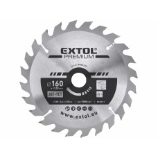 Pílový kotúč na drevo 160mm 24 zubov Extol Premium Pílový kotúč na drevo 160mm 24 zubov Extol Premium