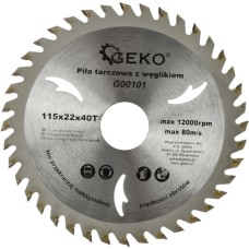 Kotúč pílový 40zubov 1,8x22,2x115mm Geko Kotúč pílový 40zubov 1,8x22,2x115mm Geko