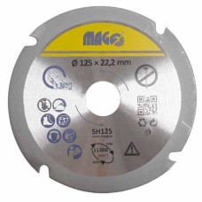 Pílový kotúč na drevo 125mm SH125 MAGG Pílový kotúč na drevo 125mm SH125 MAGG