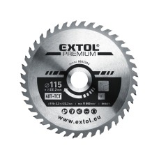 Pílový kotúč na drevo 115mm 40 zubov Extol Premium 8803203 Pílový kotúč na drevo 115mm 40 zubov Extol Premium 8803203