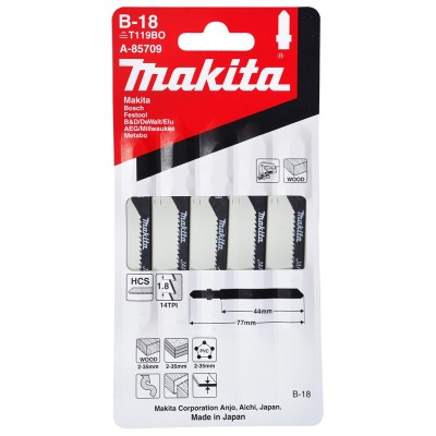 List pílový do priamočiarej píly na drevo, plast B-18 Makita