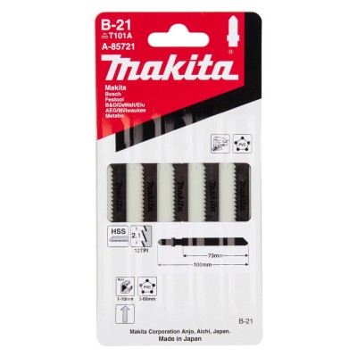 List pílový do priamočiarej pílky na hliník a plast B-21 Makita