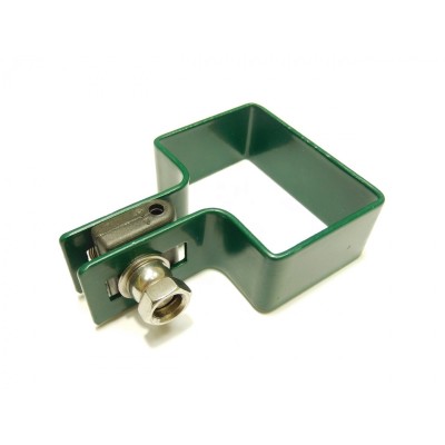 Príchytka panelu na stĺp 60x40mm/4mm/koncová/Zn+PVC6005
