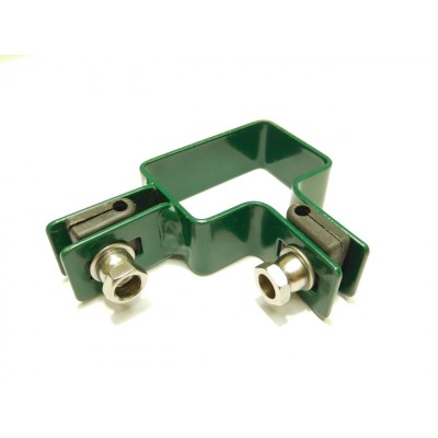 Príchytka panelu na stĺp 60x40mm/4mm/rohová/Zn+PVC6005