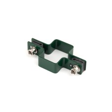 Príchytka panelu na stĺp 60x40mm/4mm/priebežná/Zn+PVC6005