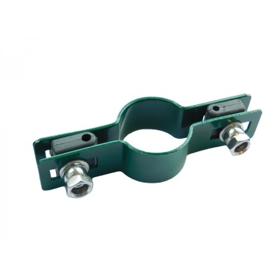 Príchytka panelu na stĺp 48mm /4mm/ priebežná / Zn+PVC6005