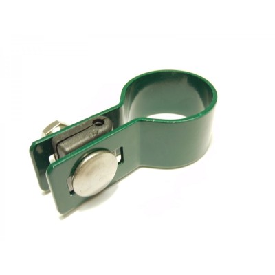 Príchytka panelu na stĺp 48mm /5mm/ koncová / Zn+PVC6005
