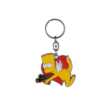 Prívesok na kľúče kovový Bart Amor Simpsonovci B101