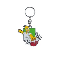 Prívesok na kľúče kovový nahnevaný Homer Simpsonovci B102 Prívesok na kľúče kovový nahnevaný Homer Simpsonovci B102