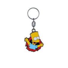 Prívesok na kľúče kovový Bart v diere Simpsonovci B111 Prívesok na kľúče kovový Bart v diere Simpsonovci B111