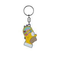 Prívesok na kľúče kovový Homer mozog Simpsonovci B148