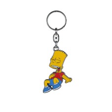 Prívesok na kľúče kovový vysmiaty Bart Simpsonovci B141 Prívesok na kľúče kovový vysmiaty Bart Simpsonovci B141