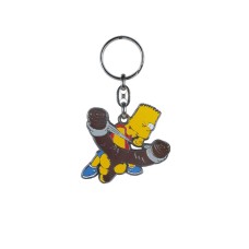 Prívesok na kľúče kovový Bart s prakom Simpsonovci B126