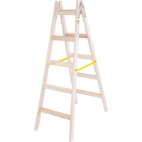 Rebrík drevený 5 schodový 1,6m