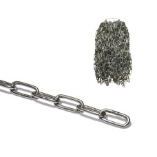 Reťaz dlhý článok 4,0mm DIN5685/C 50m Zn Reťaz dlhý článok 4,0mm DIN5685/C 50m Zn