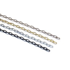 Reťaz hodinová 1,6mm čierny pozink