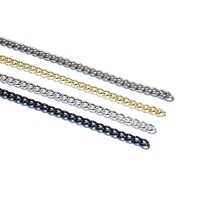 Reťaz krútená 2mm čierny Zn