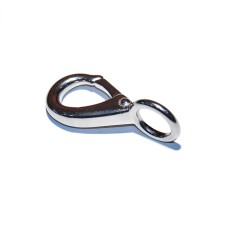 Karabina nerezová pevná s okom 70x16mm A4