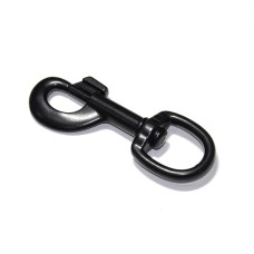 Karabina otočná veľká čierna 90x20mm U1
