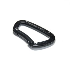 Karabina hliníková zliatina s prehnutým zámkom 100mm 24kN dural 7075