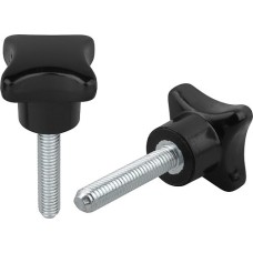 Plastová rukoväť krížová M10x35 DIN6335 Zn