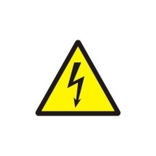 Samolepka Elektrické zariadenie 75x75mm Samolepka Elektrické zariadenie 75x75mm