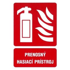 Samolepka Prenosný hasiaci prístroj 74x105mm Samolepka Prenosný hasiaci prístroj 74x105mm