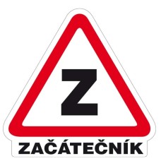 Samolepka Začiatočník