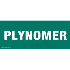 Samolepka Plynomer 210x87mm